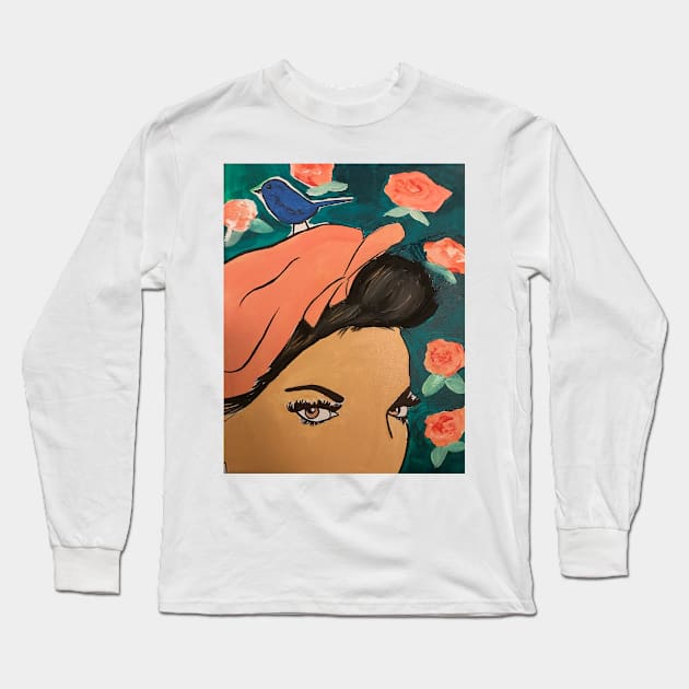 Enchantress Long Sleeve T-Shirt by Elyecanvas